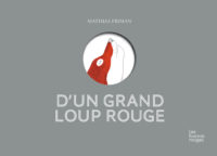 un grand loup rouge