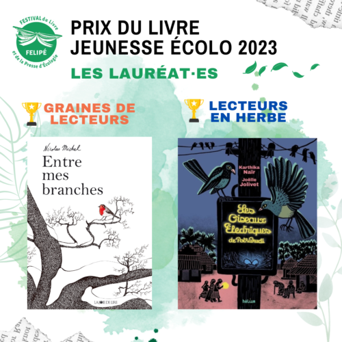 lauréats prix du livre jeunesse écolo 2023